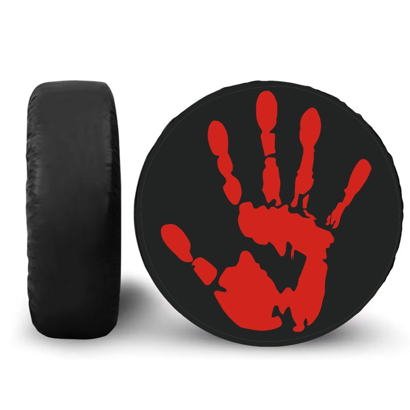 Wave Spare Tire Cover, Wave Wheel Cover PVC Leather Waterproof