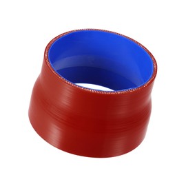 TUCKBOLD 114-127mm 4.5"-5" ID Straight Silicone Reducer Hose Silicone Hose Coupler Intercooler Tube Red for Car Intercooler Intake Piping Automotive Parts
