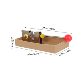 Gatuida Stainless Steel Manual Cracker for Pecans Walnuts Macadamia Nuts Portable Versatile Shell Breaker for Home Outdoor Use