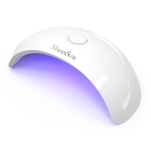 Melodysusie Starter-Friendly Mini LED UV Nail Lamp with 2 Timers,