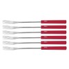 Spring Basic 2890295606 Cheese Fondue Forks Set of 6 Red