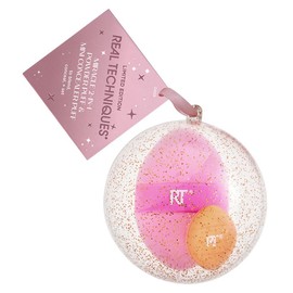 Real Techniques Miracle 2-In-1 Powder Puff & Mini Concealer Puff, 2 Piece Limited Edition Gift Set