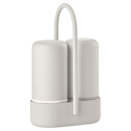 Zone Denmark Singles Salt and Pepper Set Salt and Pepper Set, 6.5 x 3.3 x 8.9 cm, Warm Grey