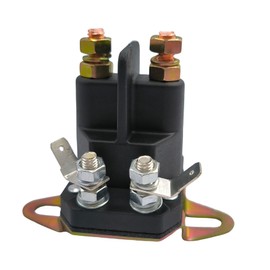 17-1197 Starter Solenoid with 2 Hole Bracke,12V 4 Terminal Lawn Mower Starter Solenoid for EXMARK Lawn Boy 1-513075 513075 104-3189 212655 for Toro Lawn Tractor 104-3189