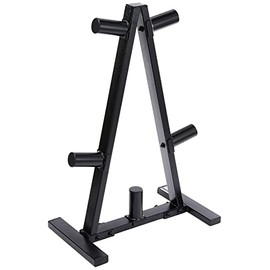 CAP Barbell A Frame Olympic Plate Rack, Dark Gray