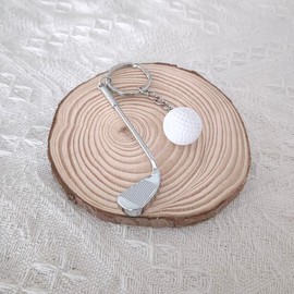 RFTWXHPN Golf Gifts Keychain for Men Women Golfers Funny Golf Ball Keychains for Dad Wife Christmas Birthday Gift for Son Grandma Golfing Gifts Golf Lover Gifts for Women Men Key Chain