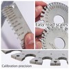 ZeeDix 4 Pcs Stainless Steel Metal Sheets Welding Thickness Gauge-