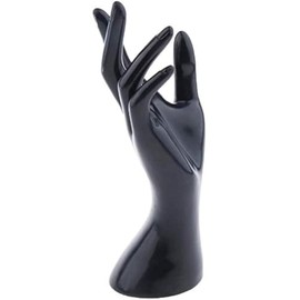 Hand Jewelry Display Holder Female Mannequin Hand Jewelry Bracelet Ring Gloves Display Organizer Stand - Black