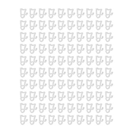 Baoblaze 100 Pieces Christmas Light Clips Light String Clips Easily Install Hanging Christmas Lighting Party Decor Xmas Light Hangers, White