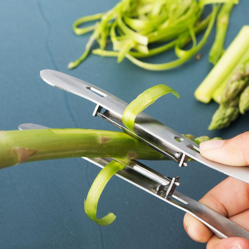 Veggie Peeler,Stainless Steel Double-Sided Fruit Peeler with Handle | Kitchen