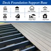 Adjustable Deck Support with Hidden Deck Fasteners, 10 PCS Pedestal