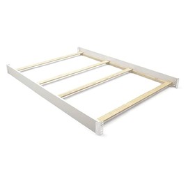 Full-Size Conversion Kit Bed Rails Compatible with Harbor Convertible Crib by Delta Children - Solid Wood Rail #0050 - Toddler & Adult Bed Rail for Full-Size Beds - Nursery Furniture (White - 100)