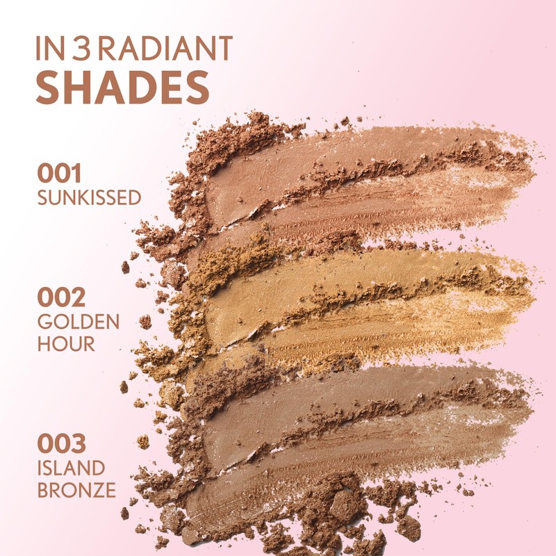Covergirl Clean Fresh Radiant, 002 Golden Hour, Loose Powder Bronzer,