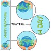 Nepnuser Earth Day Table Runner 72 Inches Long for Earth