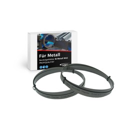 SMI Set of 2 Band Saw Blades Bi-Metal M42 Dimensions 1638 x 13 x 0.65 mm 14 TPI e.g. for Optimum, Epple, Holzmann, Bernardo | Saw Band
