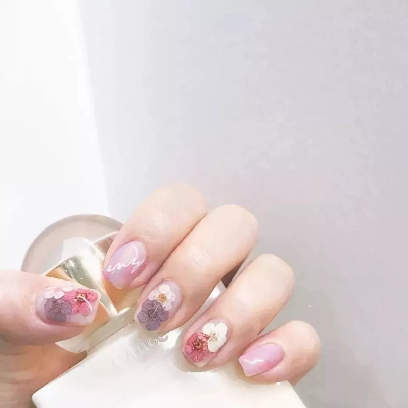 KFMX Naturaleza Muerta Decoración De Uñas Flores Hojas Para Uñas