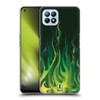 Head Case Designs Green Flames Hard Case Cover for Oppo