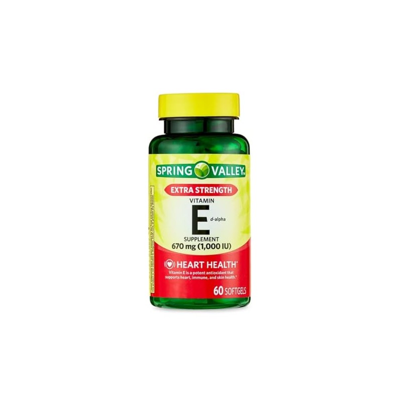 Generic Spring Valley Vitamin E Extra Strength Vitamin E D-Alpha