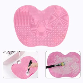 Betued Limpiador de Brochas de Maquillaje, Makeup Brush Cleaner, Limpia Brochas de Maquillaje, Herramienta de Lavado Portátil Limpiador de Brochas Cosméticas Alfombrillas de Brochas de Maquillaje