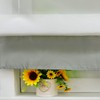 Joyswahl Voile Eyelet Roller Blind Transparent Roman Blind with Coloured