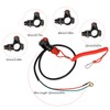 REBEKAMODS Red Emergency Engine Kill Switch with Flexible Cord Tether,