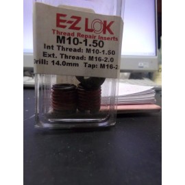 E-Z Lok M10-1.5 Internal M16-2.0 External Locking Thread Insert E-Z Lok 450-10D (3pk) (C