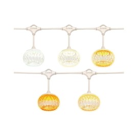 Claymore Cadena 7 String Lights - LED Outdoor String Lights for Halloween Decorations, Camping, Glamping, Backyard Parties, Events & Garden Decor. 4 Color Temperatures.