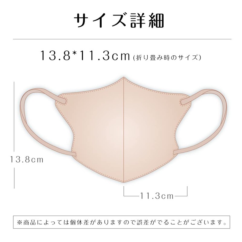 【2個セット】CICIBELLA 3Dバイカラーマスク ヘーゼルナッツ 10枚入