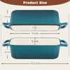 Articasting Cast Iron Loaf Pan With Lid, Enameled Bread Loaf