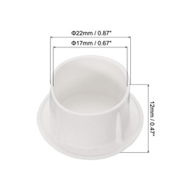 sourcing map PVC Tube Covers Internal Plug Pipe Inner 20mm End Caps Round Plugs for Hose Electrical Conduit Pack of 20
