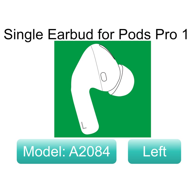 Meenova A2084 Left Earbud Replacement, Single Left Ear Side Only