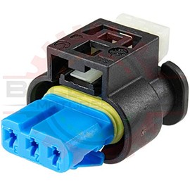 Ballenger Motorsports 3 Way Connector Plug With Keyway Compatible with Dodge, Chrysler, Ford Coyote, Focus, Barra Ignition Coil
