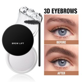 Ofanyia Eyebrow Soap Eyebrow Wax Kit for Fluffy Brows, Brow Lamination Effect, Clear Eyebrow Gel with Eyebrow Brush, Waterproof Long Lasting 3D Brow Styling Wax Set