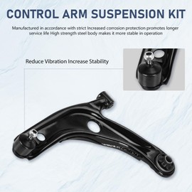 Front Lower Control Arm w/Ball Joint Fit for 2008-2014 Scion xD 2012-2019 Toyota Prius C 2007-2019 Toyota Yaris Replace K620572 K620573-2pc Set