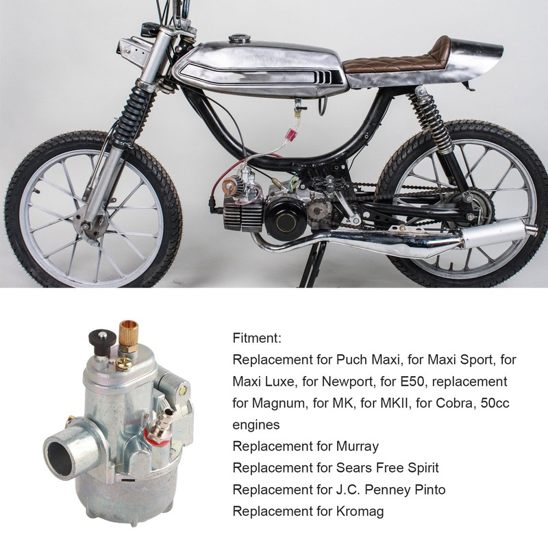 15mm Bing Style Carb 20mm Inlet Diameter Moped Motorcycle Carburetor