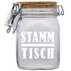Money Box Stammtisch White Money Gift Idea Transparent L