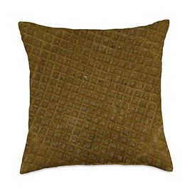 Dutch Treats and Sweets Treacle Waffle Stroopwafel Throw Pillow, 18x18, Multicolor