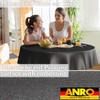 ANRO Oilcloth Tablecloth, Washable, Oilcloth, Garden Tablecloth, Outdoor, Indoor, Round,