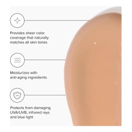 Drmtlgy Crema Hidratante Teñida Antienvejecimiento Spf 46 Normal A Sensible Noche