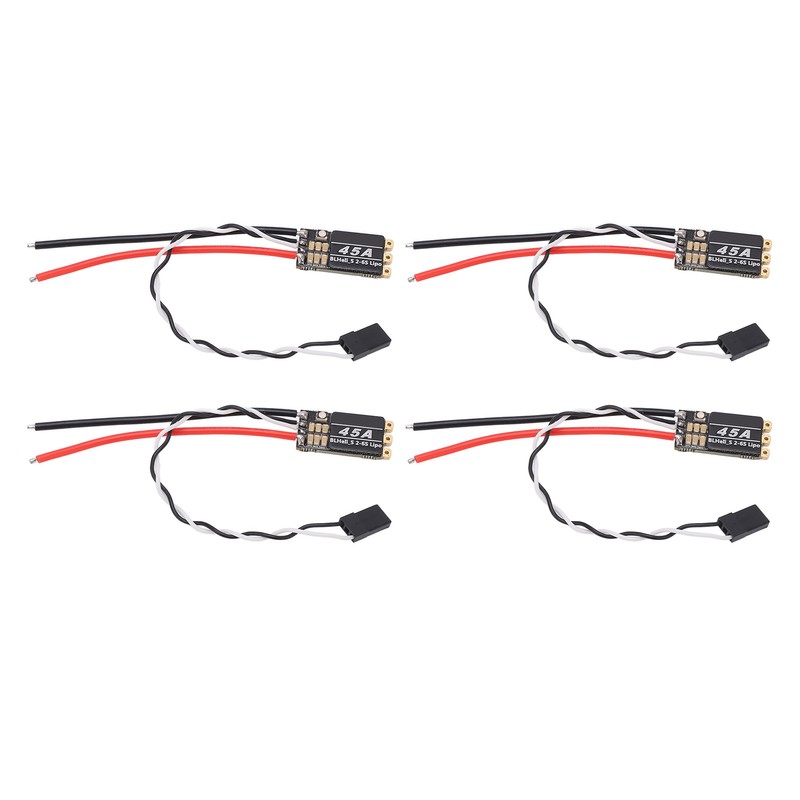 4Pcs Brushless ESC 45A 2 6S Power Supply RGB LED