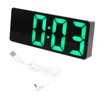 CORHAD 1 Set Digital LED Alarm Clock Simple Design with