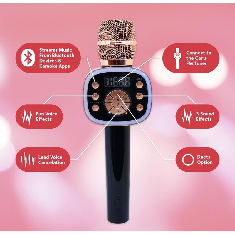 Singing Machine CARPOOL KARAOKE Machine for Kids & Adults, Carpool