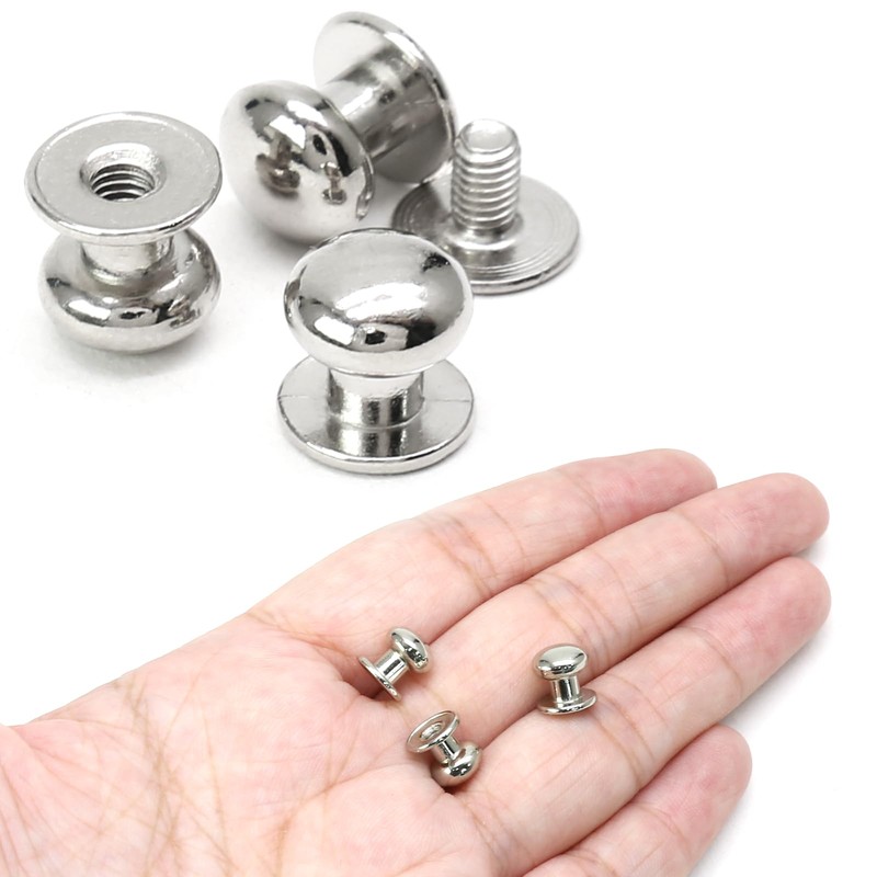 Biaungdo 12pcs 0.31'' x 0.39'' Mini Drawer Pulls, Round Cabinet