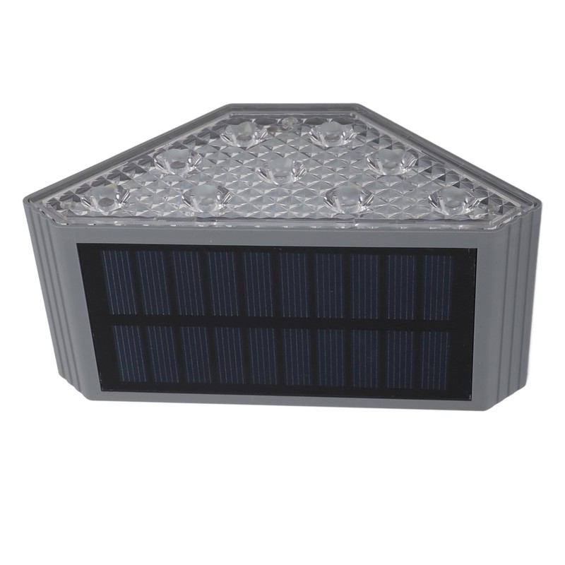 Solar Step Lamp Warm Light Button Light Sensor Control IP67