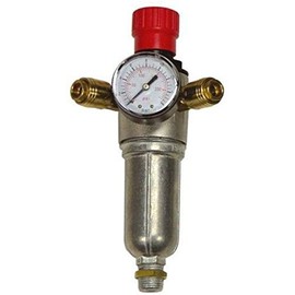 Filter Pressure Regulator PU4 1x 1/2 Inch Male and 2 x 1/4 Inch Female for Compress