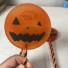 Trick r Treat Sam UnBitten Lollipop Prop Pumpkin Sucker Signed