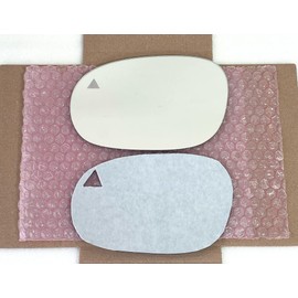 Replacement Blind Spot Mirror Glass with Full Size Adhesive for 2015-2023 Dodge Challenger Driver Side View Left LH