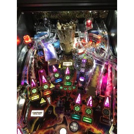 Stern Pinball Right Orbit Fluorescent Plastic Protector for Stern's Guardians of the Galaxy