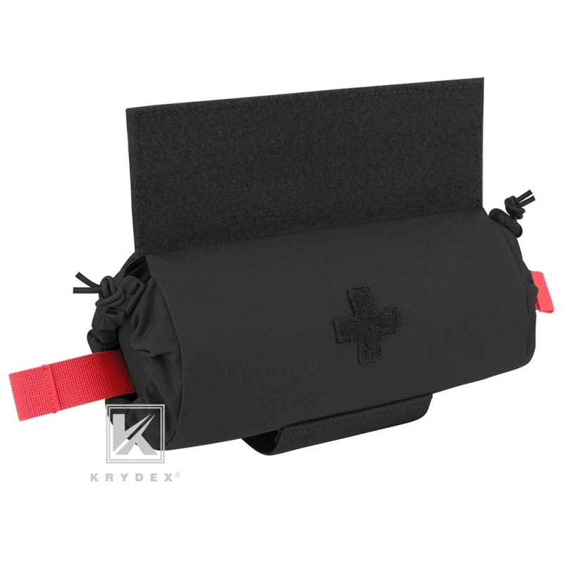 KRYDEX Tactical Roll Up IFAK Drop Pouch Medical EMT First