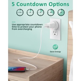 HAPYTHDA Remote Control Outlet with Countdown Function, 15A/1500W Anti-Surge 4000V Wireless Remote Outlet, 500FT RF Range No Wire Remote Plug On Off Switch for Household Appliances, Christmas lights